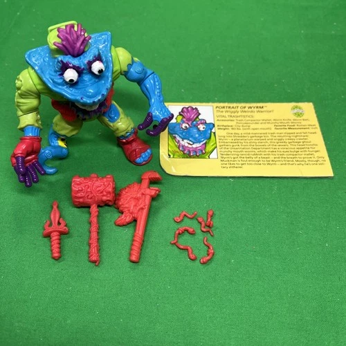 VTG 1991 Wyrm Teenage Mutant Ninja Turtles TMNT Playmates Figure