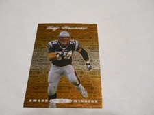 TEDY BRUSCHI AWARD WINNERS INSERT NEW ENGLAND PATRIOTS 2006 TOPPS TOTAL