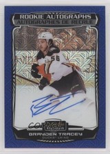 2022-23 O-Pee-Chee Platinum Rookie Blue Traxx Brayden Tracey #R-BT Auto 2u9