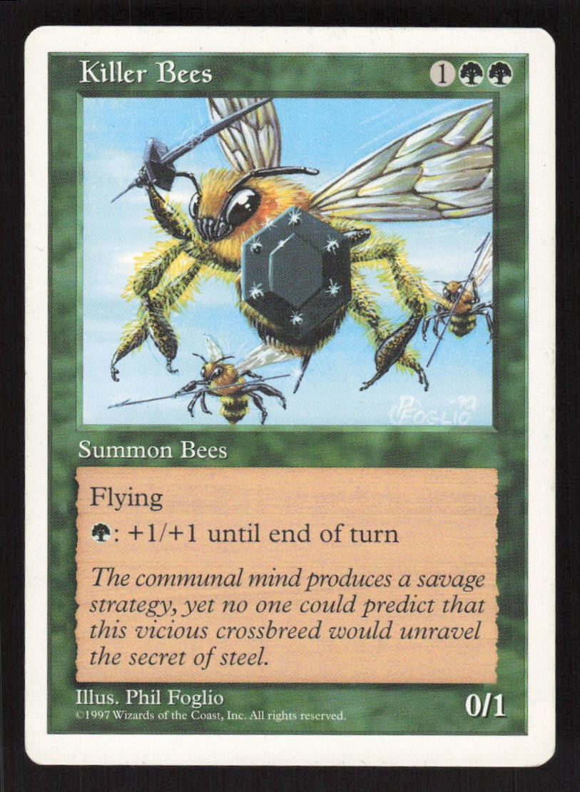 1997 Killer Bees Fifth Edition MTG