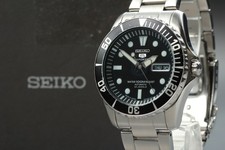[Exc+5] Seiko 5 Sports 7S36-03C0 AT Day/Date 42mm SNZF17 Black Dial Men's Watch