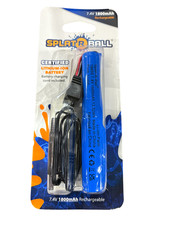 SplatRBall, 1800mAh, Gel Water Blaster, Rechargeable, Replacement Battery, Blue