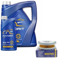 MotoröL Set 15W50 API Sl/ CF-4 6 Liter + ÖLfilter FüR Mercedes E-Klasse W124