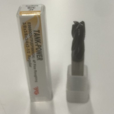 3/8  YG1 TANK POWER POWDERED METAL FINE PITCH ROUGHING END MILL YG-1 E9990024TF