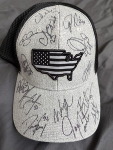 Multi-Signed Hat - HOF Emmitt Smith, Dwight Freeney, Brian Urlacher + - PSA COA