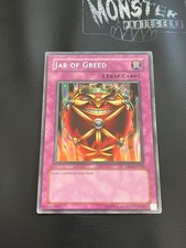 YUGIOH JAR OF GREED RARE DB1-EN242