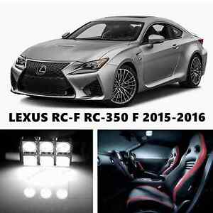Details About 10pcs Led Xenon White Light Interior Package Kit For Lexus Rc F Rc 350 F