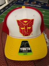Transformers Autobot Insignia Kid's Youth Adjustable Hat Cap Ages 8-14 Hasbro