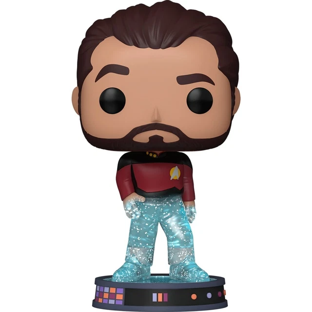 Funko Pop Plus Star Trek: William T Riker (Teleporting) Figure #1688 + Protector