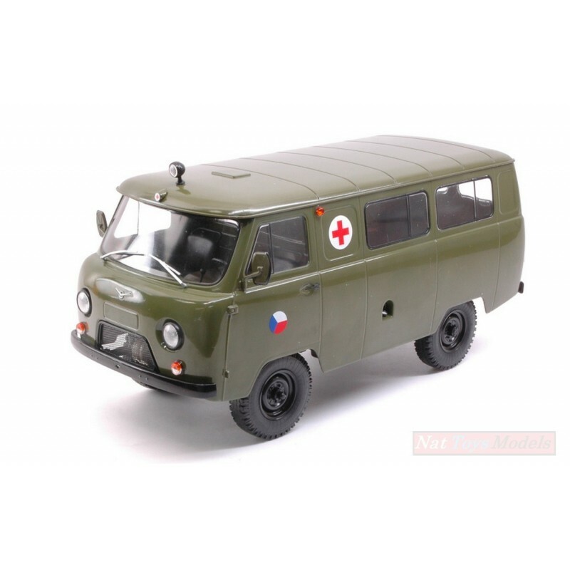 PREMIUM CLASSIXX PCL47073 UAZ 452A VAN (3962) AMBULANCE CZ ARMY 1 18 DIE CAST co PREMIUM CLASSIXX PCL47073 UAZ 452A VAN (3962) AMBULANCE CZ ARMY 1 18 DIE CAST co