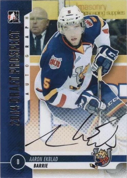 2013 In the Game Draft Prospects - Aaron Ekblad #A-AE2 - 1 of 1