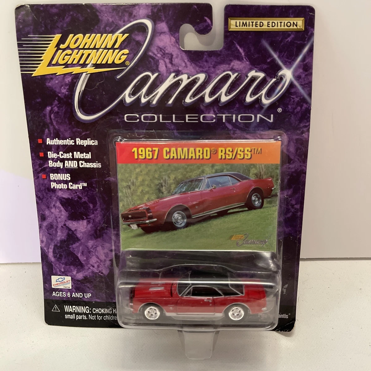 1967 Camaro RS SS Red Lightning Camaro Collection by Johnny Lightning NEW