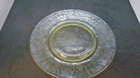 Yellow Depression Glass Oval Relish Plate 8 1/4" Inch Diameter