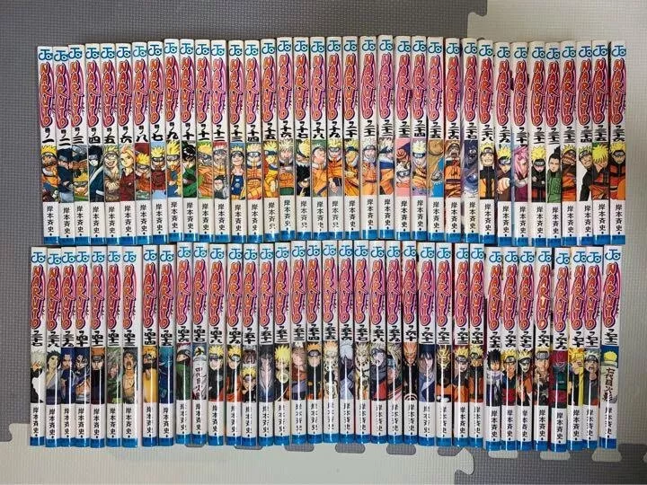 JAPAN Masashi Kishimoto manga: Naruto vol.1~72 Complete Set