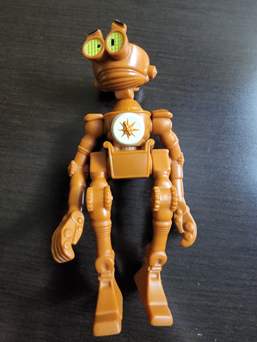 2002 B.E.N. Ben Robot McDonalds Action Figure #2 Disney Treasure
