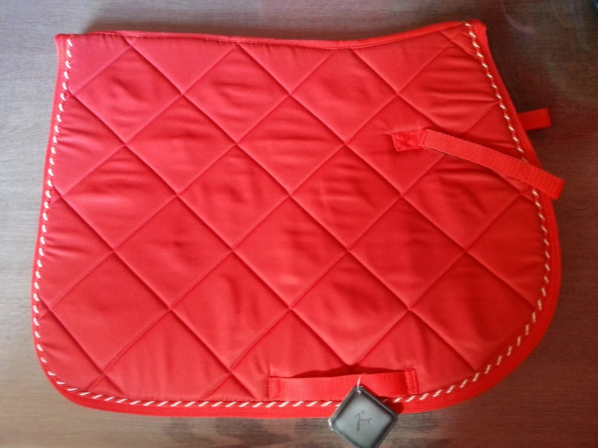 Tapis De Selle JMR Rouge - Neuf Sous Emballage