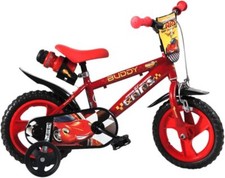 Fahrrad 12 Buddy Cars Junior rot Schild Rollen Babyflasche Dino Bike
