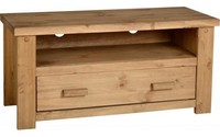 Solid Pine Distressed Wax 1 Drawer Flat Screen Tv Unit W107 Xd44.5 X H52cm Tort Solid Pine Distressed Wax 1 Drawer Flat Screen Tv Unit W107 Xd44.5 X H52cm Tort
