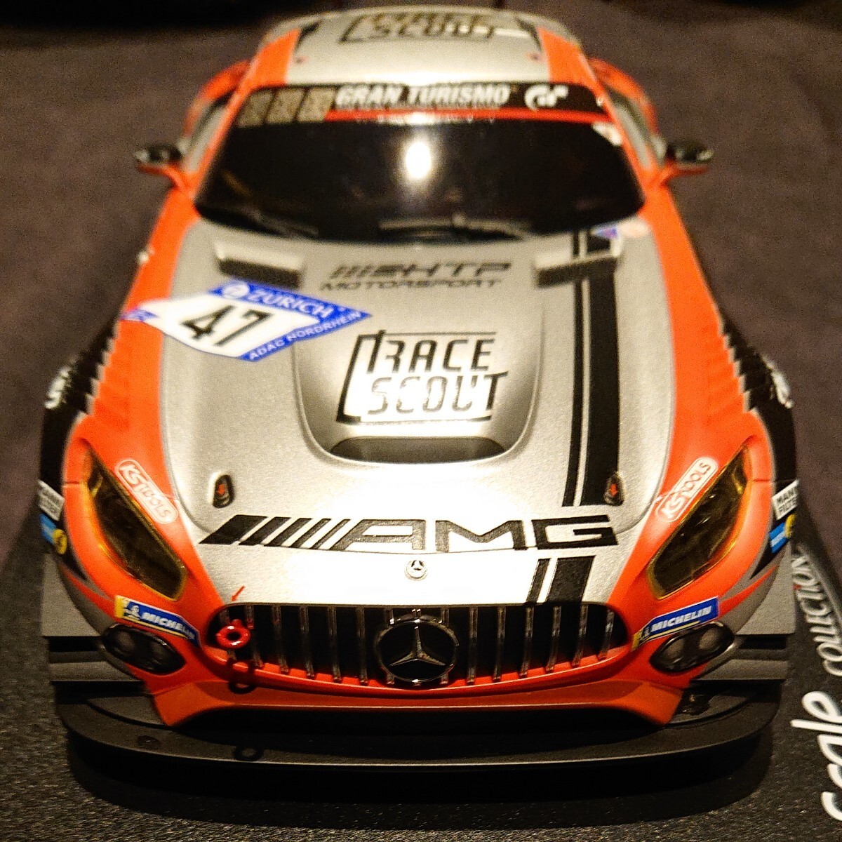 ASC MR03W MM Mercedes AMG GT3 No.47 KYOSHO Light Unit 8