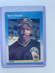 1987 Fleer - #604 Barry Bonds (RC)
