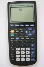 Texas Instruments TI-83 Plus Graphing Calculator No Cover Untested Parts BB342