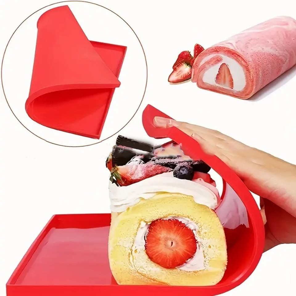 High Grade Silicone Swiss Cake Roll Baking Pan Long Lasting Durability