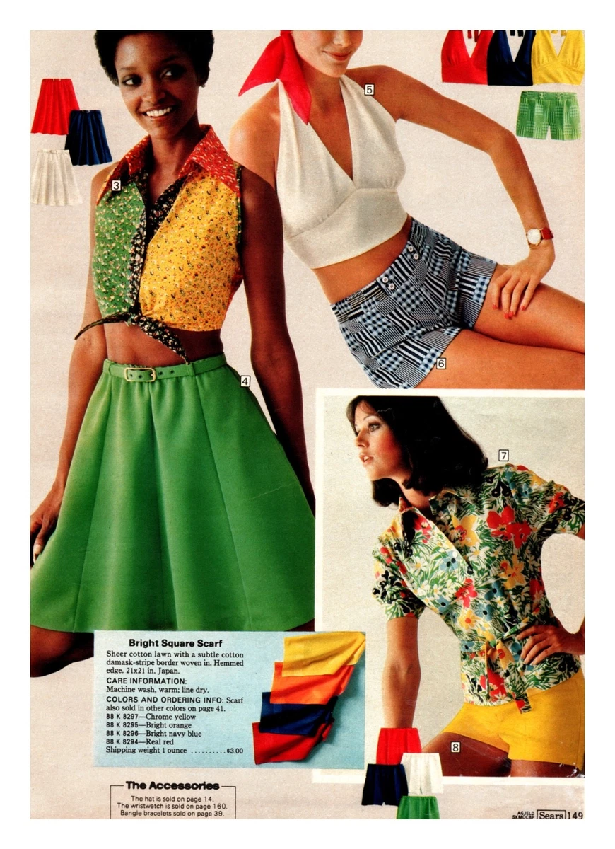 1980s Sears Catalog Girls Swimwear