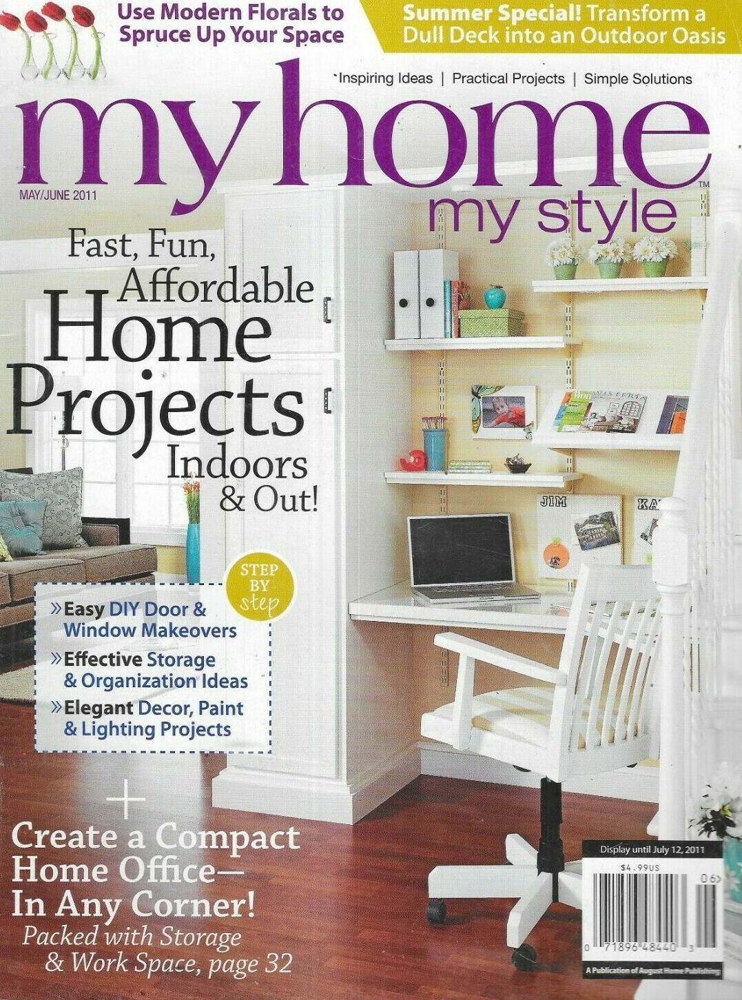 My Home My Style Magazine Cheap Indoor and Outdoor Home Projects Makeovers 2011