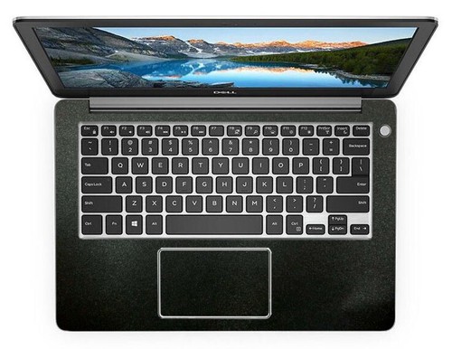 2-pack matte black Palmrest Vinyl Sticker Protector for Dell Inspiron 13-5000 - Picture 3 of 4