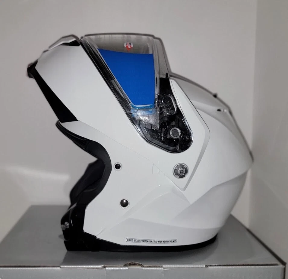 HJC c91 Modular Snowmobile Helmet White XS S M L XL 2XL 3XL 4XL 5XL BK Foto 4 de 4