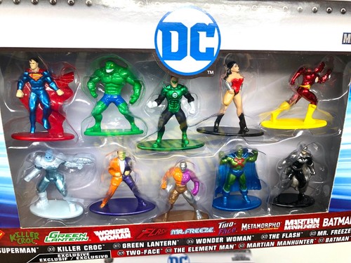 20 Jada DC Comic Nano Die-Cast Metal figs figures Cake Toppers Superman Batman - Picture 11 of 12