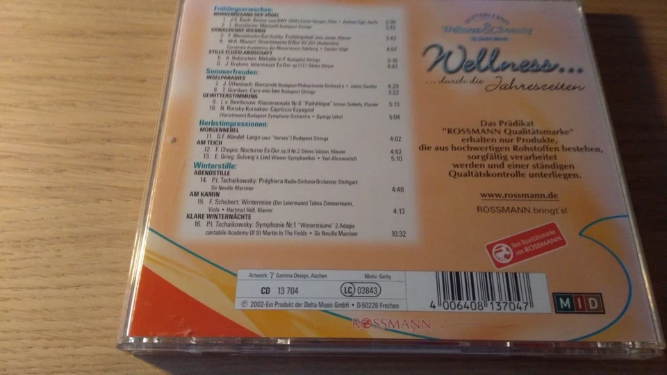 Wellness durch die Jahreszeiten - Melodien zum Entspannen / CD - Bild 2 von 4