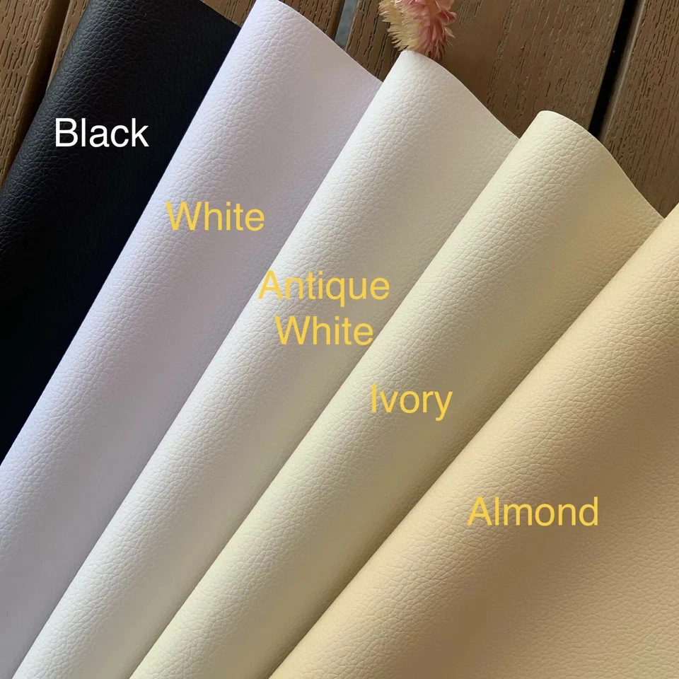 50+ Colors Vinyl Fabric Faux Leather Auto Upholstery 56" Wide Continuous By Yard - Image 3 of 4