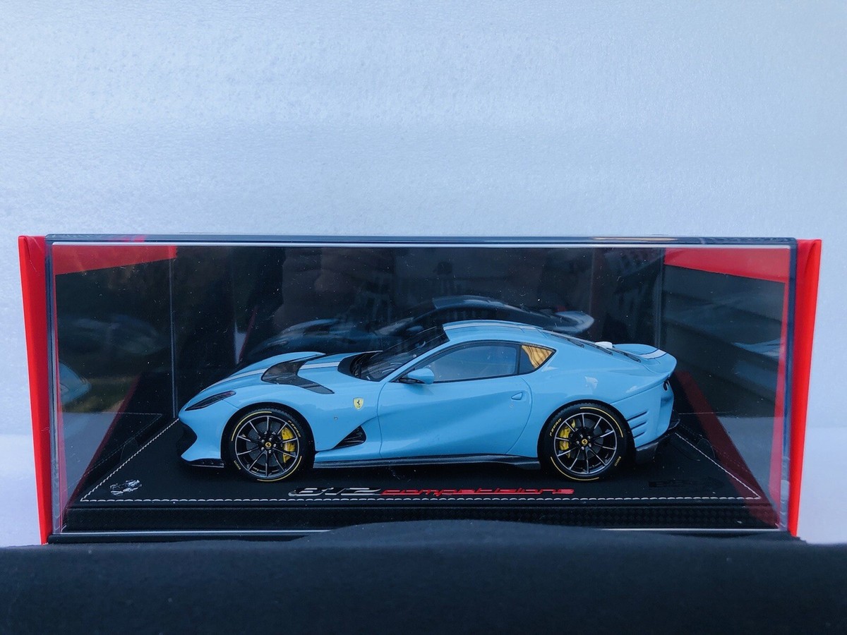 1/18 BBR Ferrari 812 Competizione Light Blue La Plata 1/18 BBR Ferrari 812 Competizione Light Blue La Plata