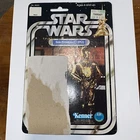 Vintage Kenner Star Wars Empire Cardback - C 3PO - See Threepio - 12 Back
