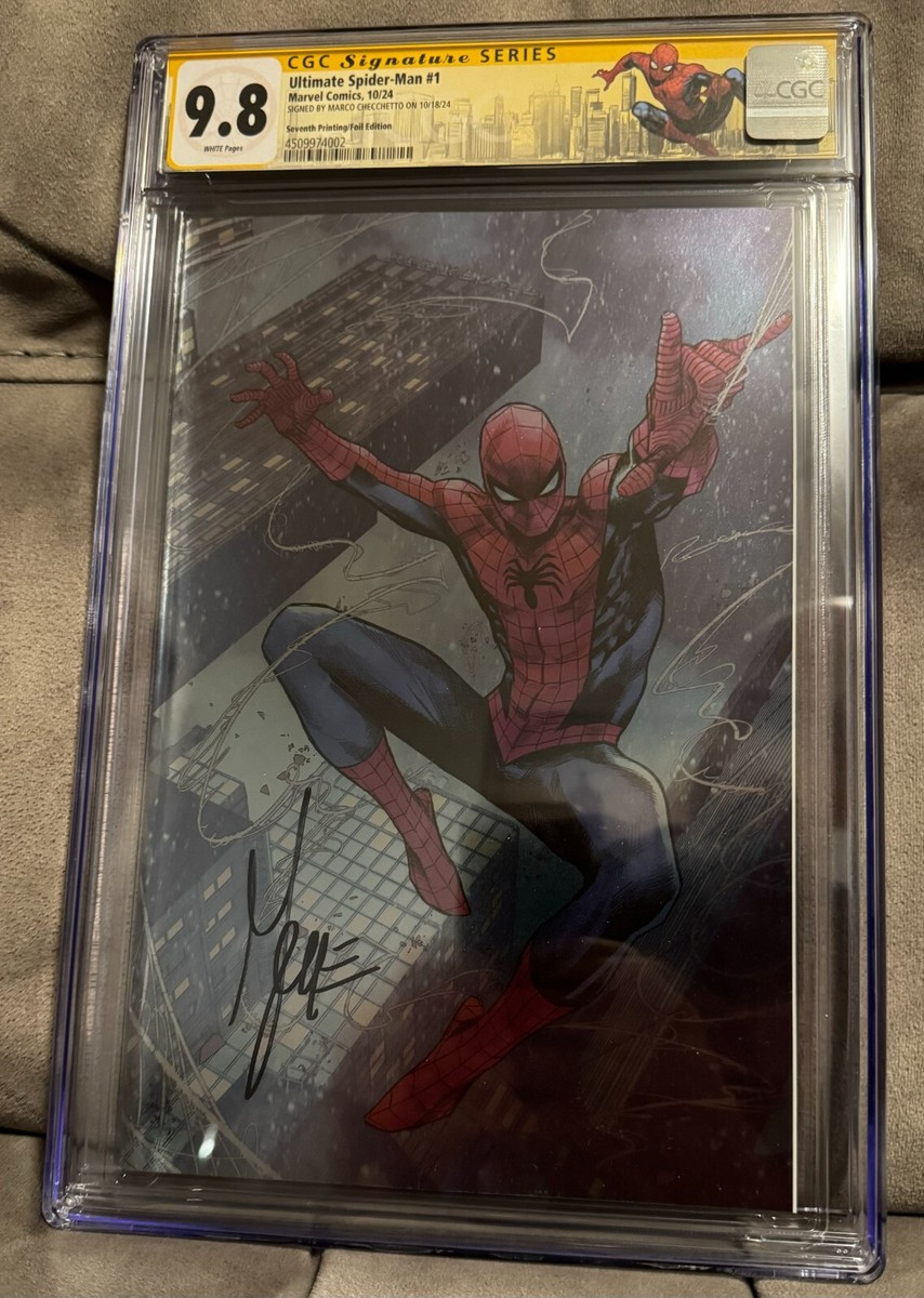 Ultimate Spider-Man 1 (CGC Signature Series 9.8) 7thPrint/Foil
