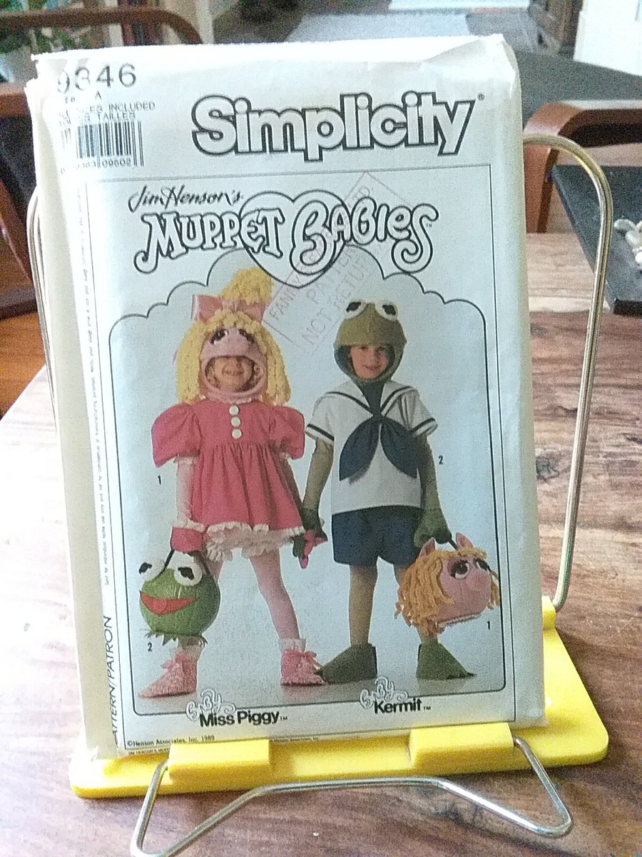 Simplicity 9346 kids costumes sewing pattern Muppet Babies Miss