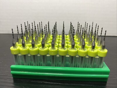 Set Of  50 MegaTool RING SET Micro Carbide PCB Drill Bits St3 .66 New   