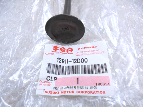 Suzuki DR650R DR650S 1990-1996 Genuine Inlet / Intake Valve New OEM 12911-12D00 - Picture 5 of 5
