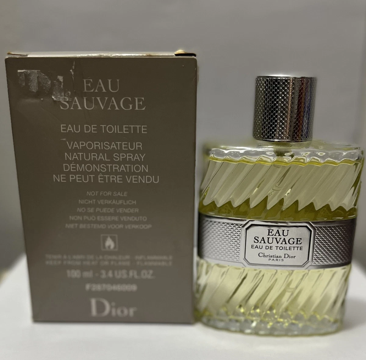 Eau Sausage By Christian Dior 3.4 Fl.oz EDT Spray Men's TSTR Rare