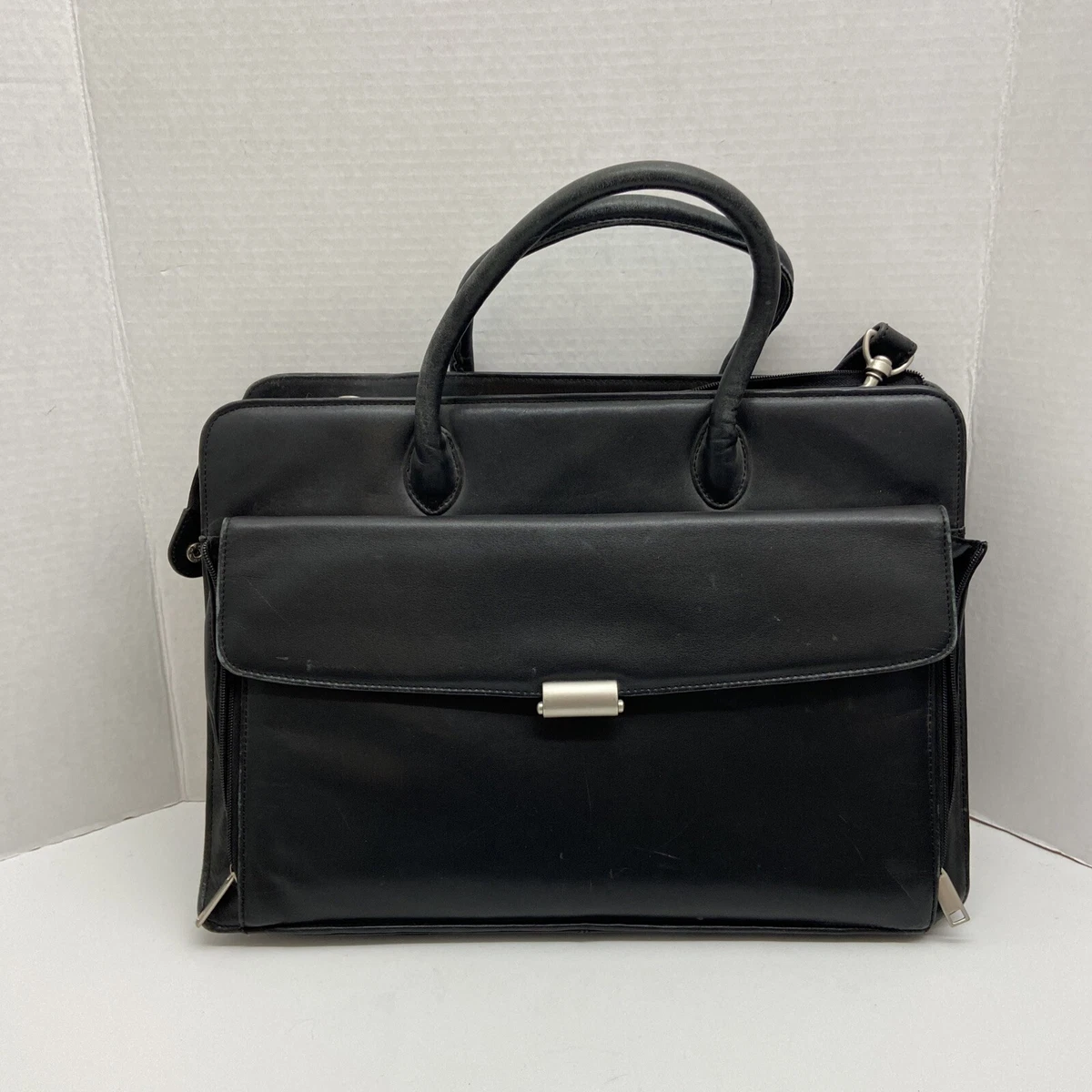 Pelle studio leather laptop bag cheap