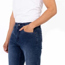 Urban Star Men's Relaxed Fit Straight Jean Man Jeans Denim Jeans Blue