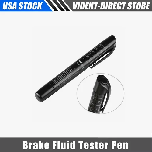 Portable Brake Fluid Liquid Oil Tester Auto 5 LED Inspection Pen Tool For DOT4