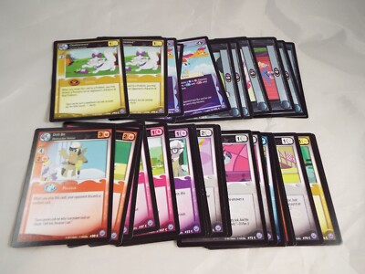 MY LITTLE PONY, PREMIERE EDITION LOT OF 37 COMMON AND 3 UNCOMMON CARDS