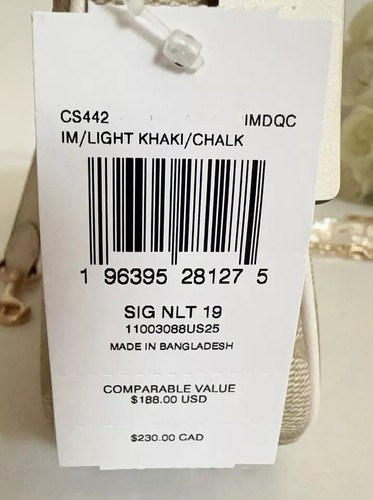 NWT Coach Nolita 19 In Signature CanvasCW426/CS442 - Picture 21 of 97