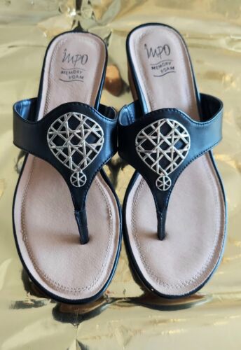 Impo Womens Renata Thong Sandal with Memory Foam. Size 7.5 - Picture 2 of 14