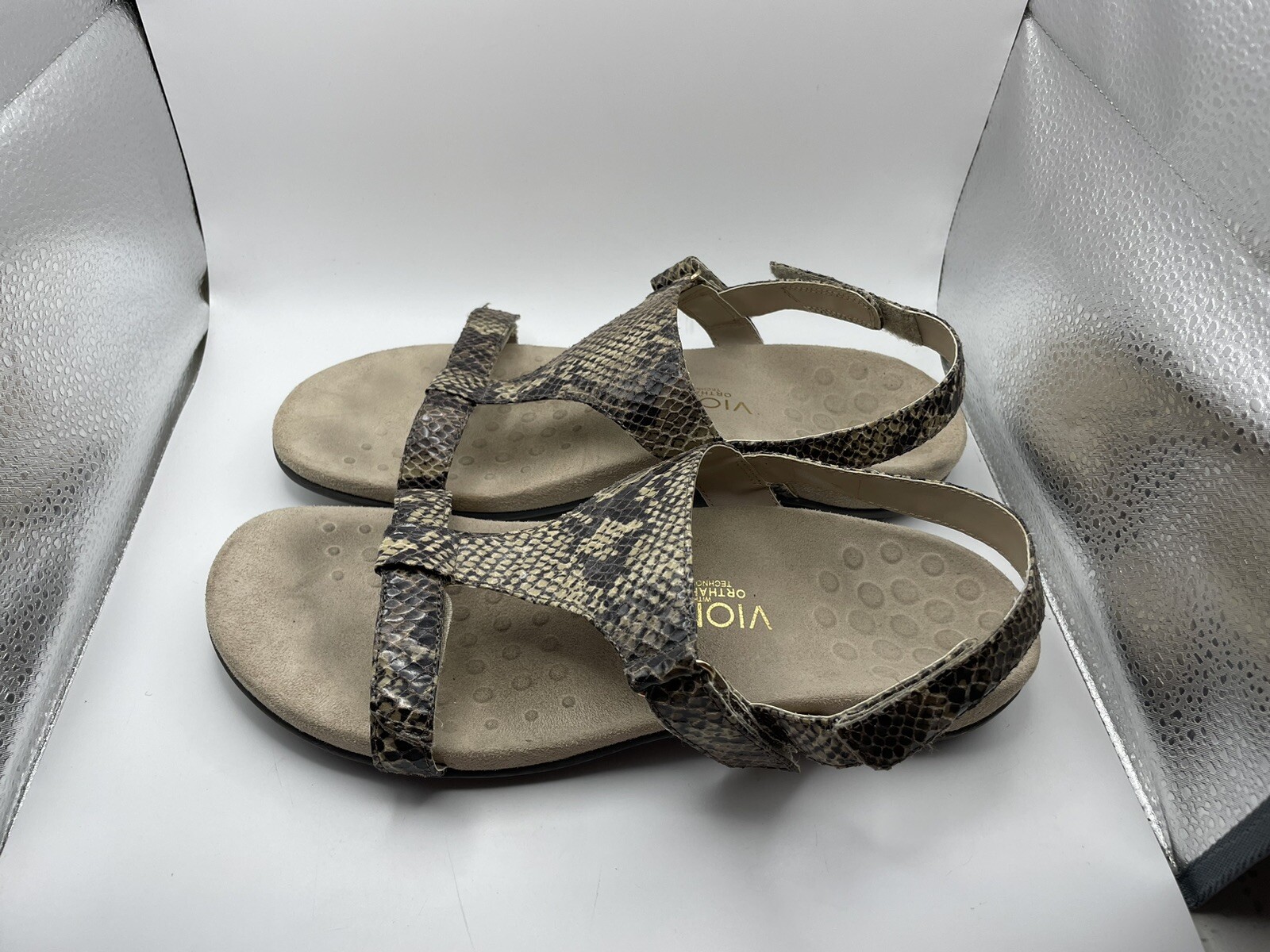 Vionic Giorgina Women's Brown Python PrintLeather… - image 1