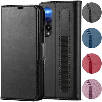 Handyhülle für Samsung Galaxy Z Fold 4 Hülle Tasche Halter Stift Pen Schutzhülle