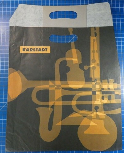 Record Paper Bag Karstadt 1960s G6679