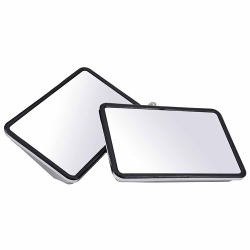 Pair Door Mirror Heads For Toyota Landcruiser 70 75 78 Hilux Ute 4X4 Chrome - Picture 2 of 12